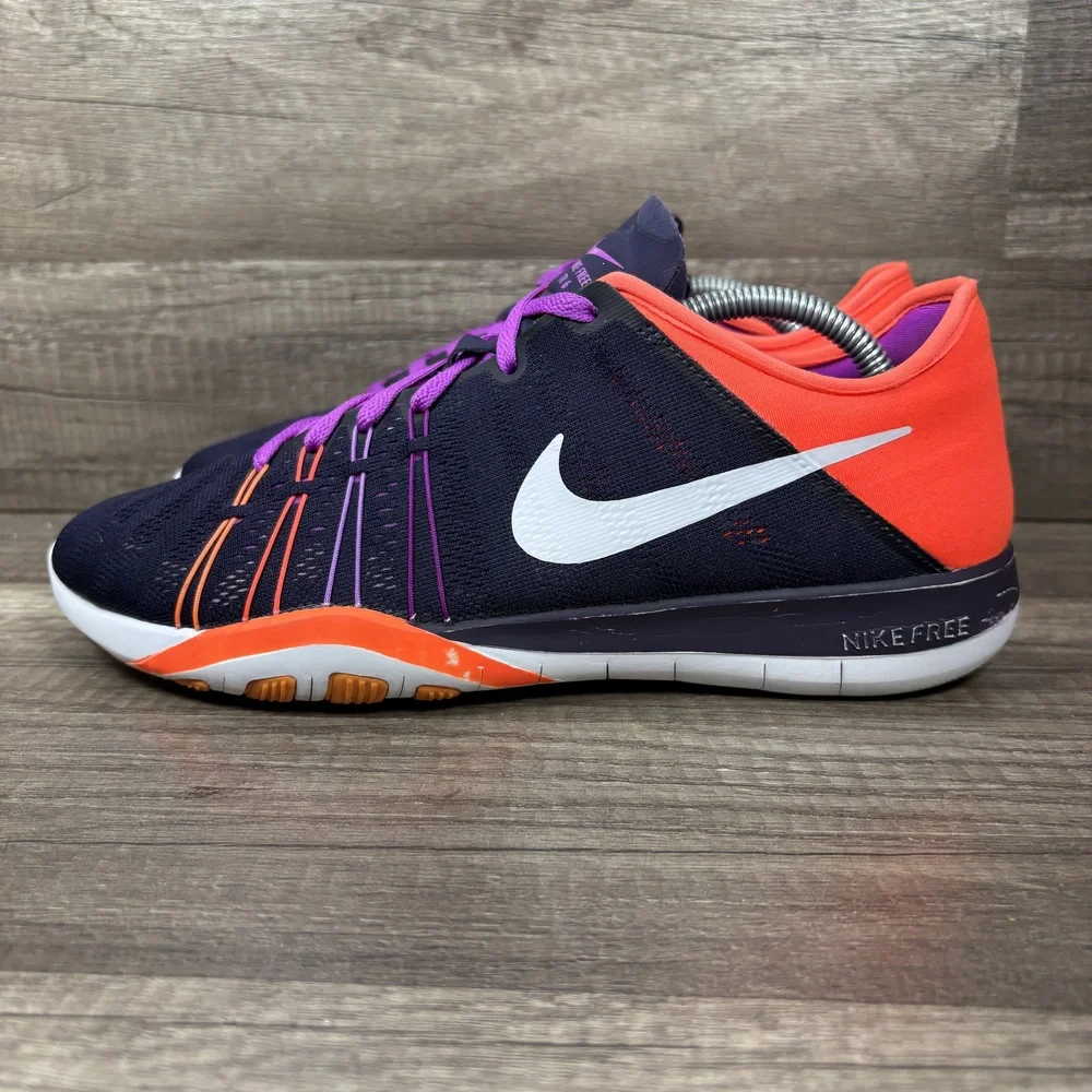 Nike Free TR 6 Blue Purple Orange Womens US Size 8 833413-500 Running Shoes